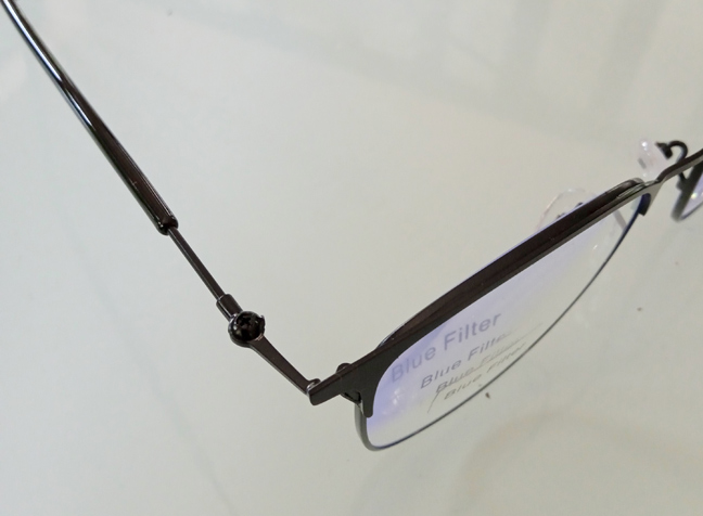 แว่นสายตายาว+กรองแสงสีฟ้า Deluxe Steel Black Frame จากญี่ปุ่น เลนส์คมชัดมาก