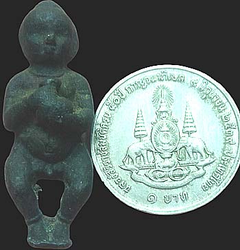 *กุมารทองเทพ หลวงพ่อกวย วัดโฆสิตาราม ชัยนาท ผูกพัทธสีมา ปี๒๕๒๑ พิมพ์ใหญ่ เนื้อตะกั่วอาบทองแดง*