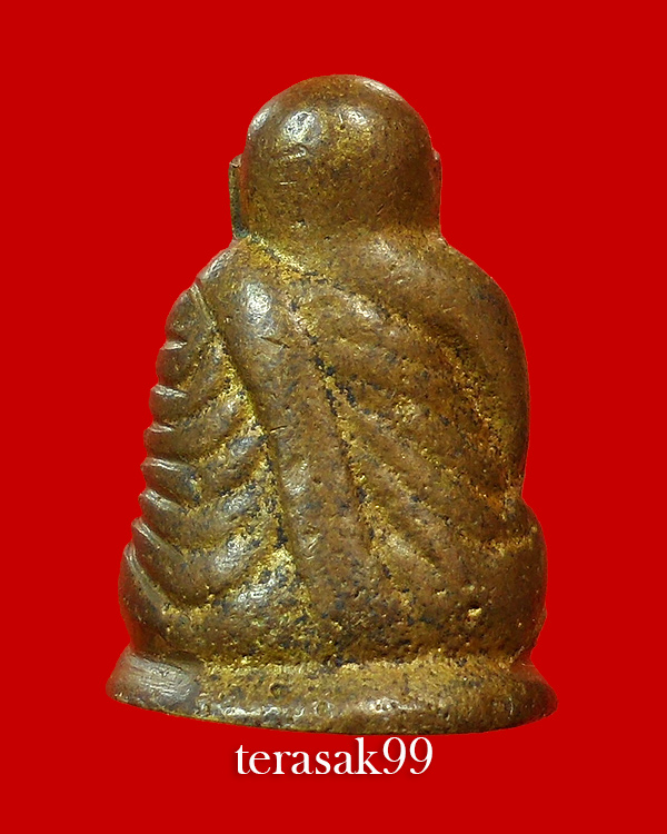 รูปหล่อหลวงพ่อเงิน อาจารย์แจ๊ะสร้าง พิมพ์หน้านกฮูกใหญ่ ปี2472 ราคาเบาๆ