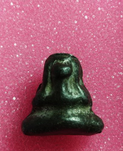 พระปิดตา เนื้อตะกั่วเก่า กรุวัดนางชี ลป.เอี่ยมปลุกเสก หายาก พร้อมบัตรรับรอง