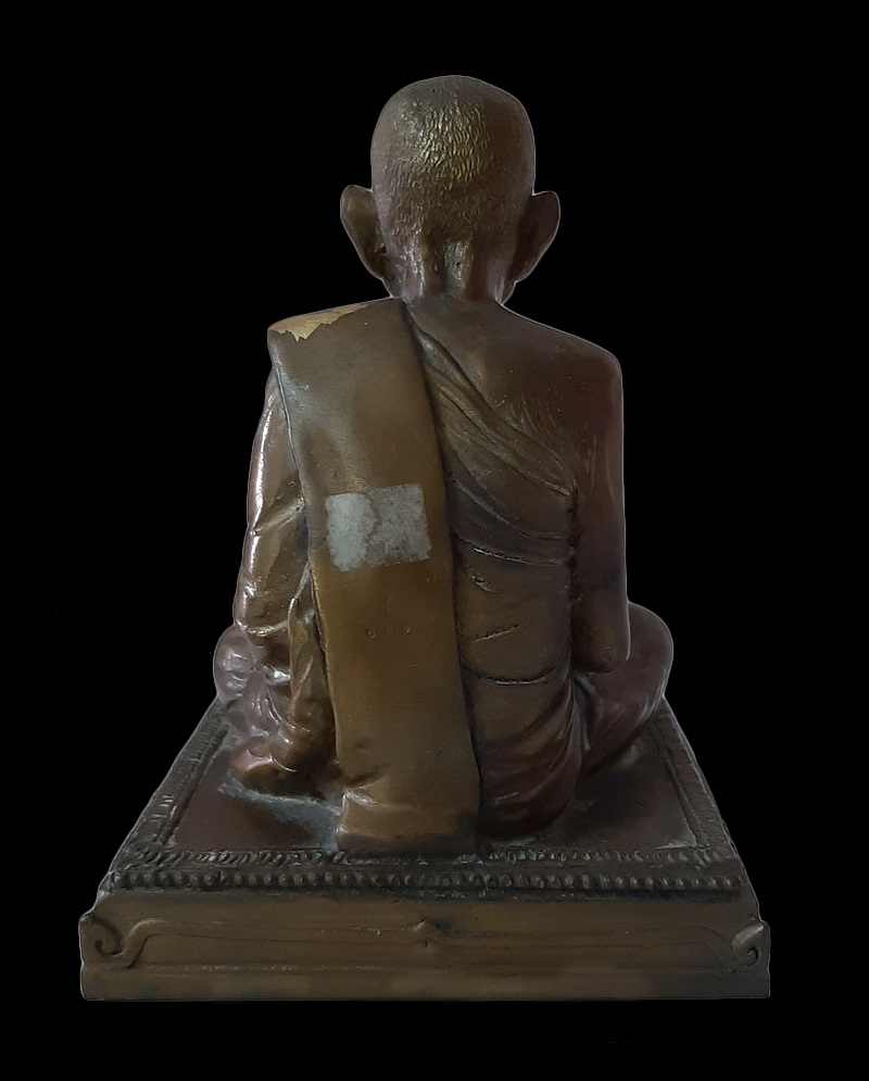 รูปเหมือนบูชารุ่นแรก หลวงปู่นาม วัดน้อยชมพู่ จ.สุพรรณบุรี ขนาด 5 นิ้ว หมายเลข629 