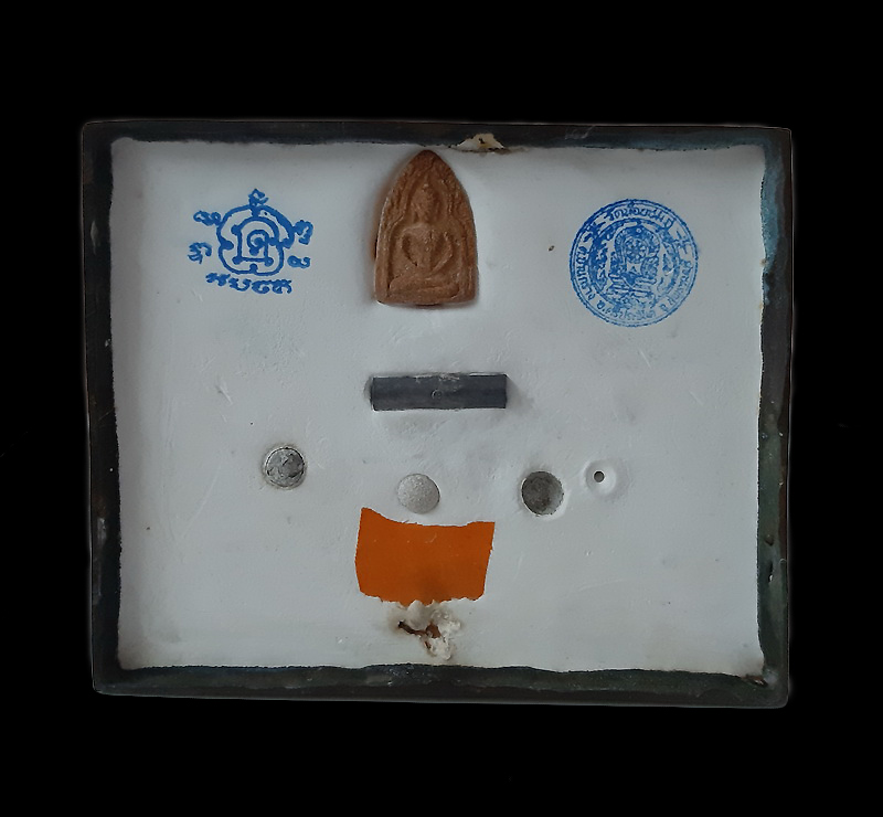 รูปเหมือนบูชารุ่นแรก หลวงปู่นาม วัดน้อยชมพู่ จ.สุพรรณบุรี ขนาด 5 นิ้ว หมายเลข629 