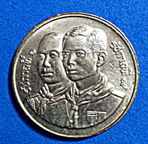 เหรียญที่ระลึก รุ่น 80 ปี กำเนิดลูกเสือไทย ปี 2534 ไม่ผ่านการใช้ หายาก สวยแชมป์ (เคาะเดียว)