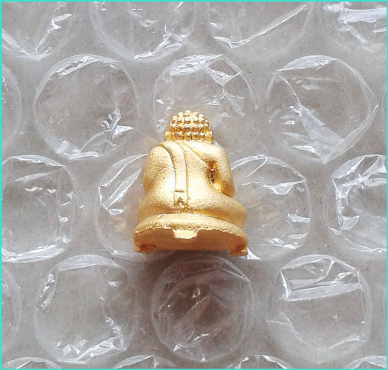 ..วัดเพชรสมุทร สส. พระสังกัจจายน์มหาลาภ กะไหล่ทอง หล่อลอยองค์ พิมพ์จิ๋ว..