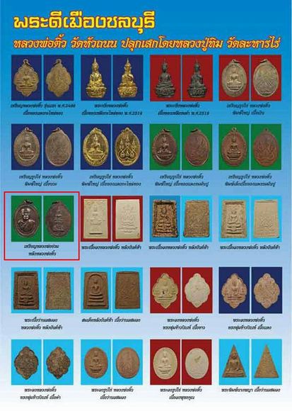 เคาะเดียว 599-.เหรียญหลวงพ่ออ่วม เนื้อทองแดง ปี2518 วัดหัวถนน จ.ชลบุรี (ลป.ทิม ปลุกเสก)พร้อมบัตรครับ