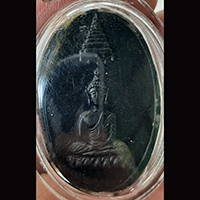 พระพุทธอังคีรส เนื้อดินผสมผงใบลาน วัดราชบพิธ (เลี่ยมพร้อมใชั)