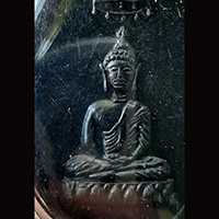 พระพุทธอังคีรส เนื้อดินผสมผงใบลาน วัดราชบพิธ (เลี่ยมพร้อมใชั)