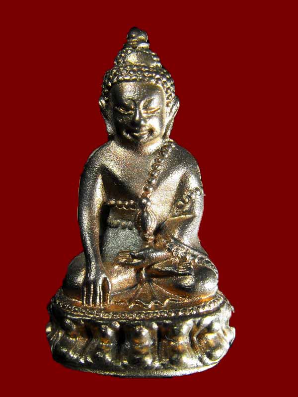 พระกริ่งเสาร์๕ หลวงปู่หลิว วัดไร่แตงทอง "รุ่นเสาร์๕สุขใจ ปี2537"..เนื้อนวะแก่ทอง กรรมการ4โค๊ด