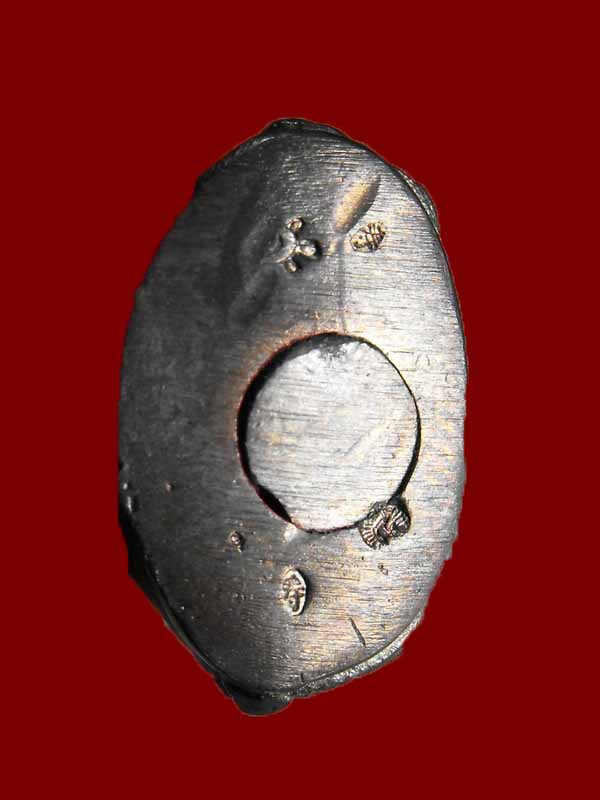 พระกริ่งเสาร์๕ หลวงปู่หลิว วัดไร่แตงทอง "รุ่นเสาร์๕สุขใจ ปี2537"..เนื้อนวะแก่ทอง กรรมการ4โค๊ด