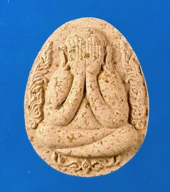 พระปิดตากนกข้างจัมโบ้ ปลดหนี้ เศรษฐี เจ้าคุณพัฒน์ 100 ปี เนื้อน้ำตาลรวมมวลสาร 77 จังหวัด