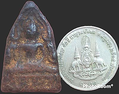 *พุทธชินราช กรุวัดเสาธงทอง สุพรรณบุรี เนื้อดินปิดทอง*