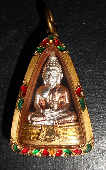 พระหลวงพ่อโสธร + ใส่กรอบทองไมครอน (200)