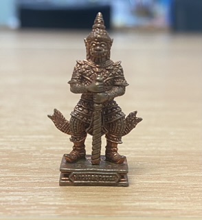 ท้าวเวสสุวรรณโณ รุ่นศรีรุ่งเรือง เนื้อทองแดง ผสมชนวน หลวงพ่ออิฐ วัดจุฬามณี 1ส.ค.53