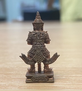 ท้าวเวสสุวรรณโณ รุ่นศรีรุ่งเรือง เนื้อทองแดง ผสมชนวน หลวงพ่ออิฐ วัดจุฬามณี 1ส.ค.53