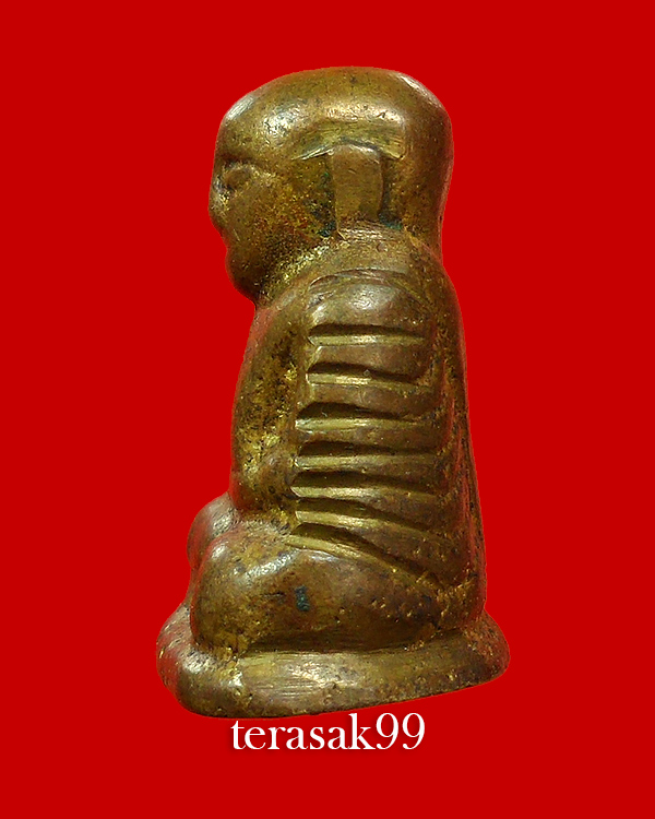 รูปหล่อหลวงพ่อเงิน อาจารย์แจ๊ะสร้าง พิมพ์หน้านกฮูกใหญ่ ปี2472 ราคาเบาๆ