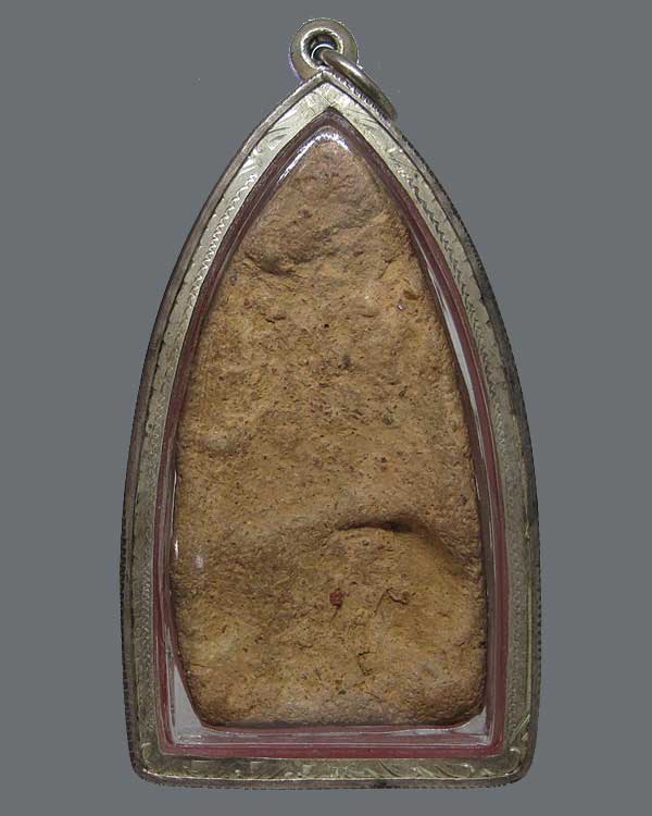 พระขุนแผนพลายคู่ตัดเดี่ยว กรุบ้านกร่าง จ.สุพรรณบุรี เลี่ยมเงิน