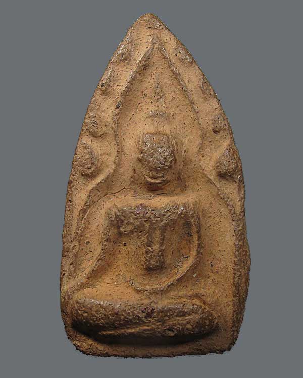 พระขุนแผนพลายคู่ตัดเดี่ยว กรุบ้านกร่าง จ.สุพรรณบุรี เลี่ยมเงิน