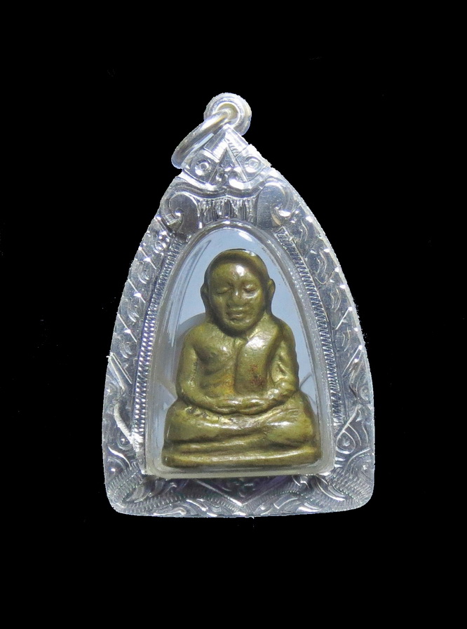 หลวงพ่อเงิน วัดบางคลาน ปี16 เลี่ยมเงินแท้ สวยเดิม ประกันแท้ตลอดชีพ