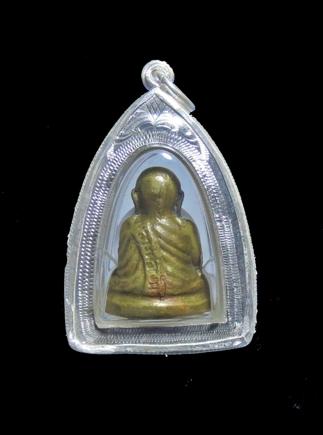 หลวงพ่อเงิน วัดบางคลาน ปี16 เลี่ยมเงินแท้ สวยเดิม ประกันแท้ตลอดชีพ