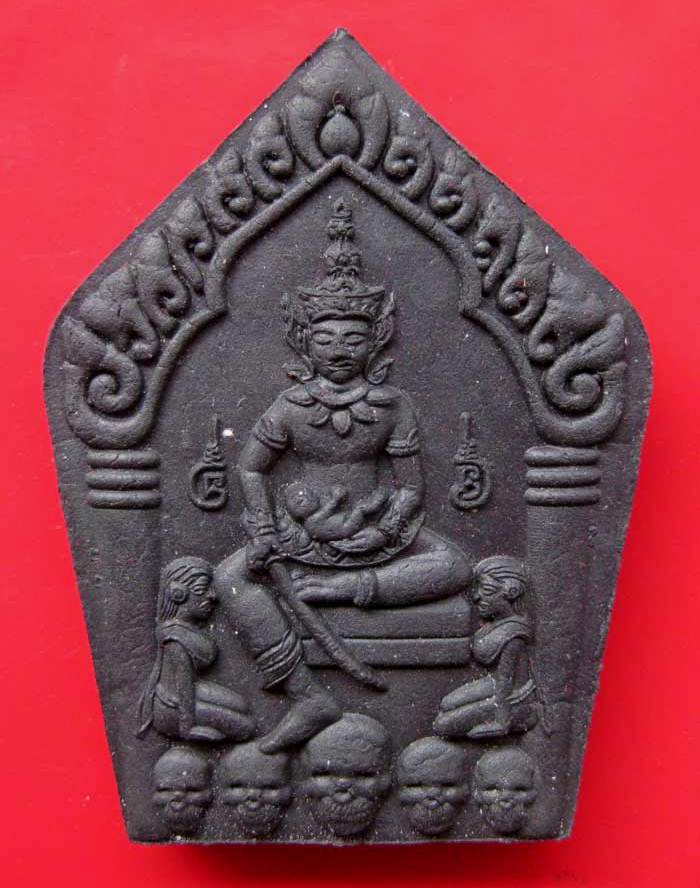 พระขุนแผนผงพรายกุมาร รุ่น1 พลายแก้วมหาเสน่ห์ หลังฝังตะกรุด หลวงปู่ครูบาอิ่นแก้ว วัดศรีโขง สวยครับ