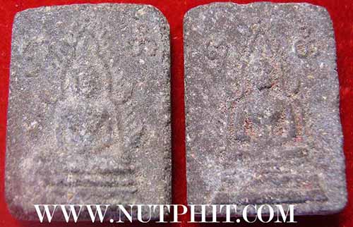 แพ็คคู่ ๒ องค์ พระพุทธชินราช ลป.อินทร์ ปี ๒๔๙๗ วัดโบสถ์ ราชบุรี+บัตรรับรองพระแท้*ส122