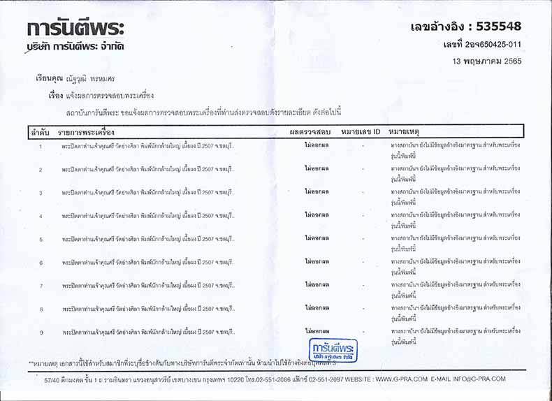 พระปิดตาท่านเจ้าคุณศรี วัดอ่างศิลา ชลบุรี ปี ๒๕๐๗ พิมพ์นักกล้ามใหญ่ หลังยันต์กระบองไขว้*138