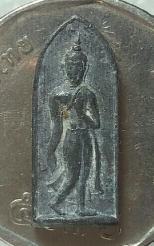พระลีลา 2 หน้า เนื้อชินตะกั่ว ไม่ทราบที่