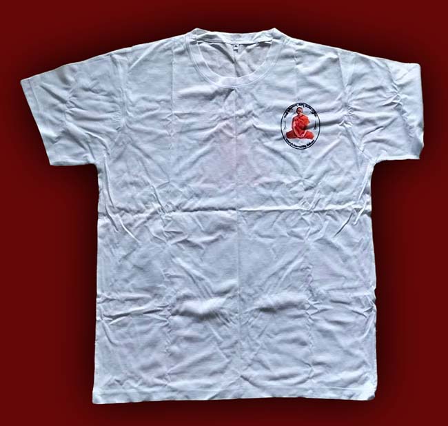 เสื้อยืดคอกลม สกรีนหน้าหลัง หลวงพ่อวิรัช วัดดีบอน ราชบุรี