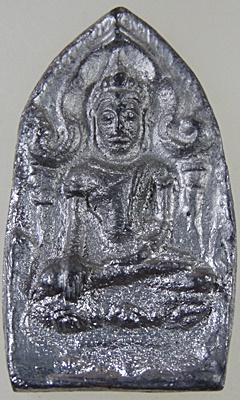 พระขุนแผนยอดขุนพลเนื้อชินจากพระกรุเก่า หลวงพ่อฑูรย์ วัดโพธินิมิตร ธนบุรี ปี 2527 พิมพ์ใหญ่ แบบหล่อโบ