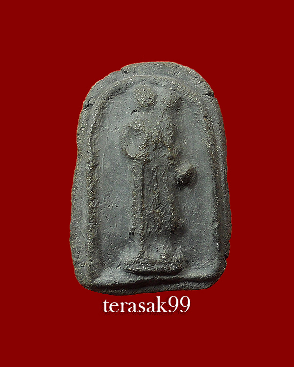 พระวัดประสาทฯ พิมพ์สิวลี เนื้อผงสีดำ ปี2506 ราคาเบาๆ(1)