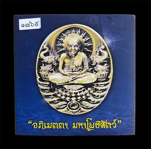 ผลงานของอาจารย์เฉลิมชัย โฆษิตพิพัฒน์ เหรียญหลวงปู่ทวด อภิเมตตา มหาโพธิสัตว์ เนื้ออัลปาก้า พิมพ์ใหญ่ 