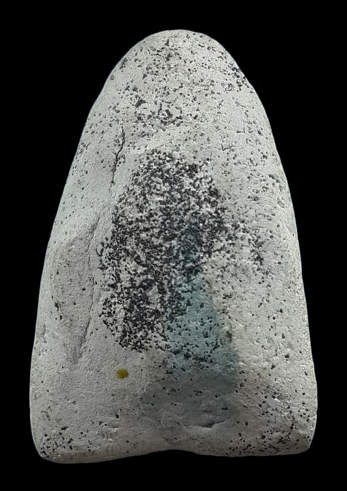 พระผงหลวงปู่ทวด โรยแร่ด้านหน้า โรยแร่+ปั๊มหมึกด้านหลัง