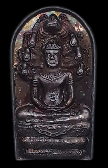 พระปรกใบมะขามรุ่นแรก หลวงปู่กาหลง วัดเขาแหลม จ.สระแก้ว ปี2547