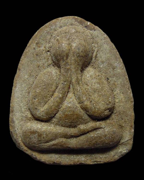 พระปิดตาเนื้อผง วัดพลับพลา ปี16 จ.นนทบุรี