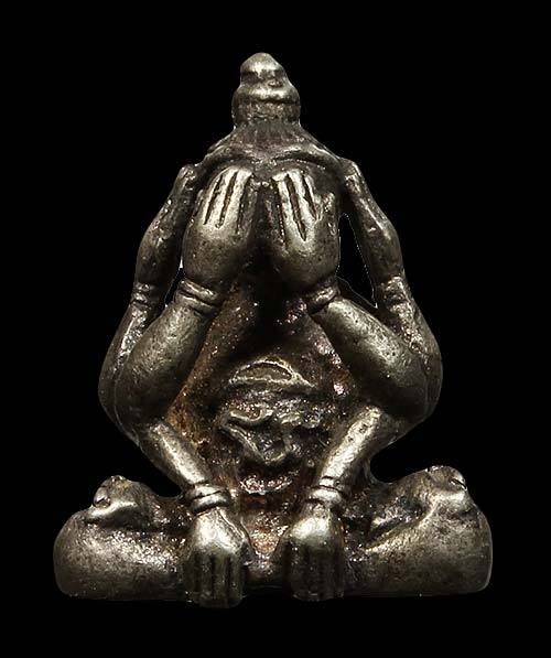 ปิดตาคูณลาภ รุ่นคูณพันล้านเสาร์๕ ปี2537 หลวงพ่อคูณ ปริสุทโธ วัดบ้านไร่ เนื้อเงินตอกโค๊ต 2 ที่