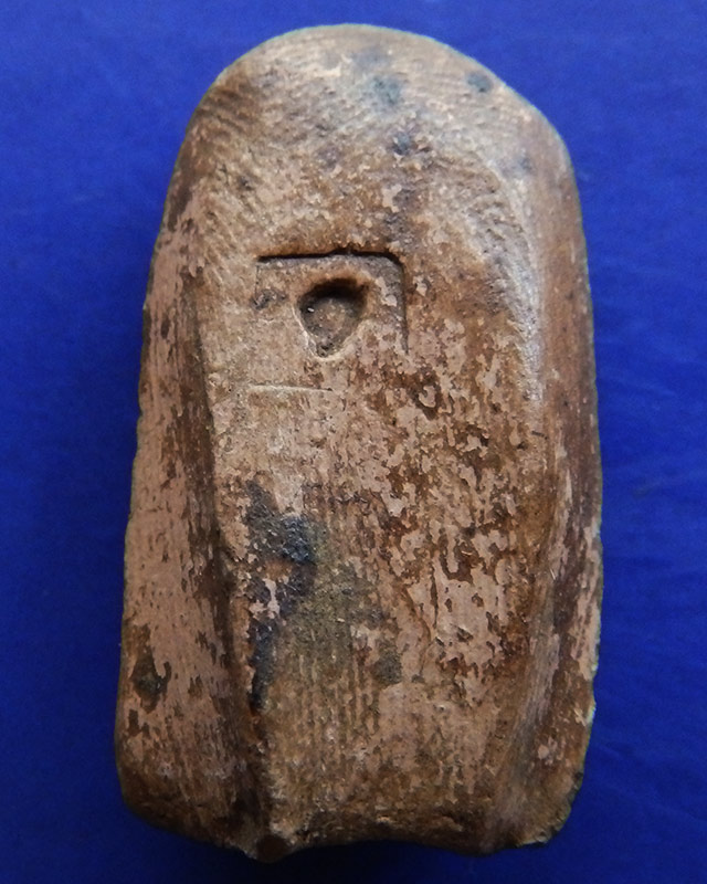 พระเนื้อดิน พิมพ์พระคง หลังเลข ๑ เกจิสร้าง พระบ้านเก่าเก็บหลายสิบปี