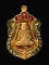 เหรียญเสมาหลวงพ่อทวดสร้างบารมี พ่อท่านเขียว วัดห้วยเงาะ เนื้อทองทิพย์ลงยา หมายเลข ๙๐