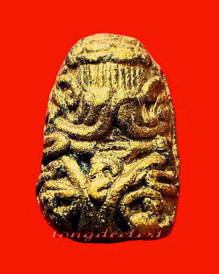 	พระปิดตาทาบรอนซ์ทอง หลวงพ่อนารถ วัดศรีโลหะราษฏร์บำรุง จ.กาญจนบุรี สวยมากค่ะ