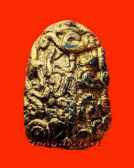 	พระปิดตาทาบรอนซ์ทอง หลวงพ่อนารถ วัดศรีโลหะราษฏร์บำรุง จ.กาญจนบุรี สวยมากค่ะ