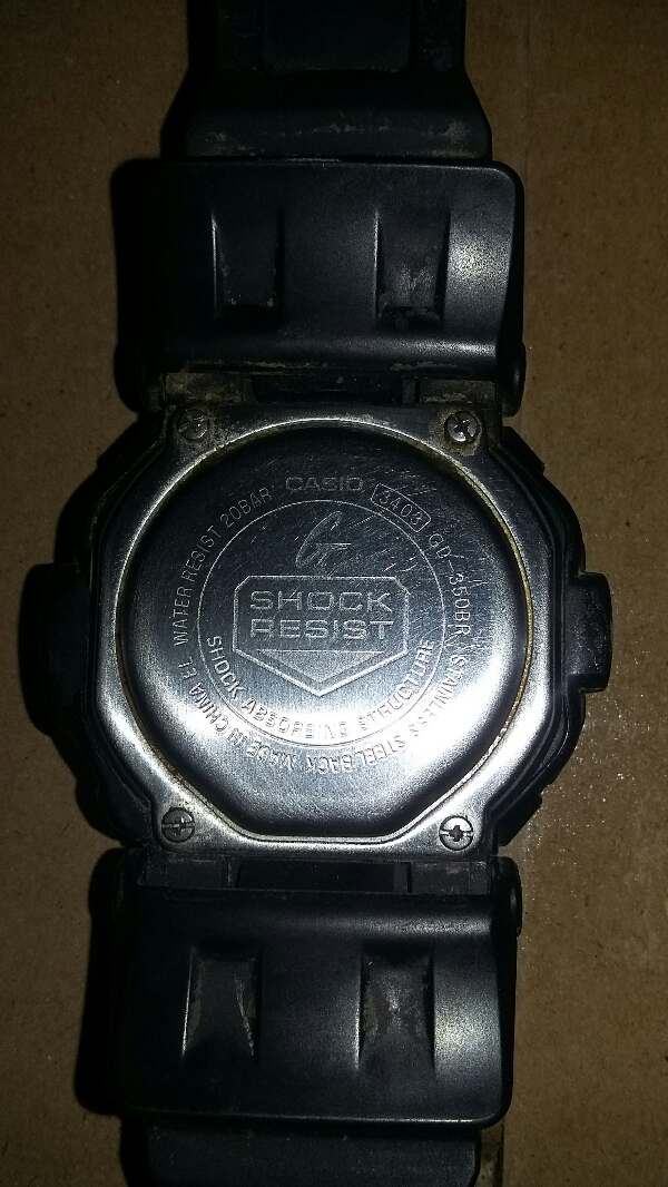 นาฬิกา CASIO G-SHOCK สีดำ รุ่น GD-350 BR (600)