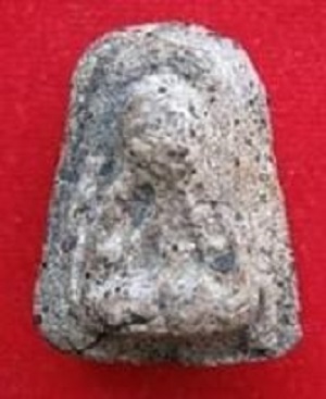 พระปิดตาท้องอุ หลวงปู่เขียว วัดหรงบล เนื้อผงผสมว่าน พ.ศ.2510  จ. นครศรีธรรมราช