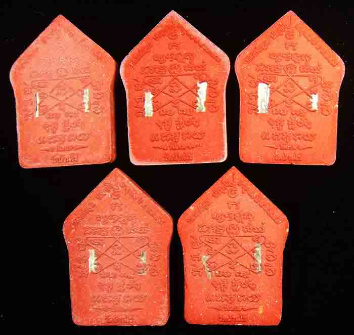 ***5 องค์***หลวงพ่อคูณพระขุนแผนพรายกุมารพิมพ์ใหญ่ ทาทอง+ฝังตะกรุดเงินคู่ 