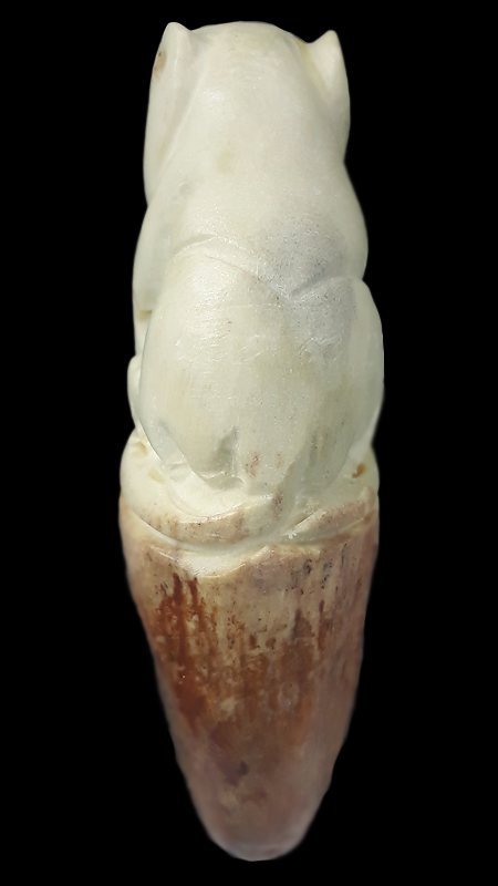 เสือนั่งเขี้ยวเขากวางมูส หลวงพ่อสิน วัดละหารใหญ่ จ.ระยอง ปี2558