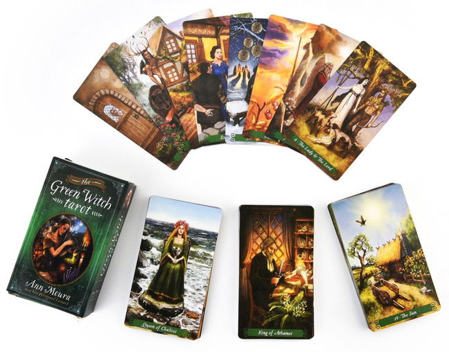 ไพ่ยิปซี The Green Witch Tarot ของนอก ชุดสุดสวยติดอันดับ สั่งมาเกิน เอามาแบ่งปันแบบถูกๆไปครับ