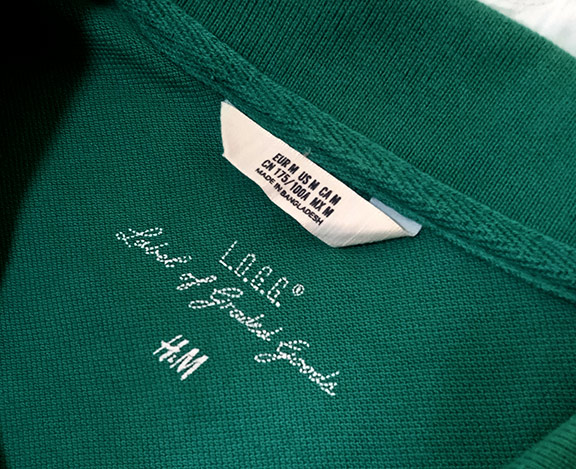 เสื้อโปโล H&M ของแท้ สีเขียว สวยๆเลย