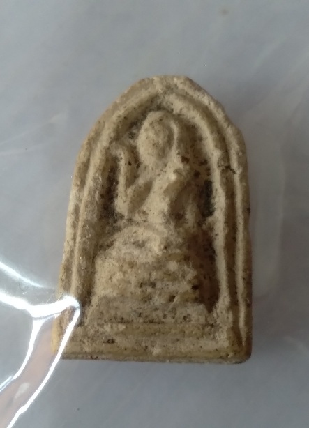 นางกวักเนื้อผงวัดประสาทบุญญาวาส สร้างปี2506