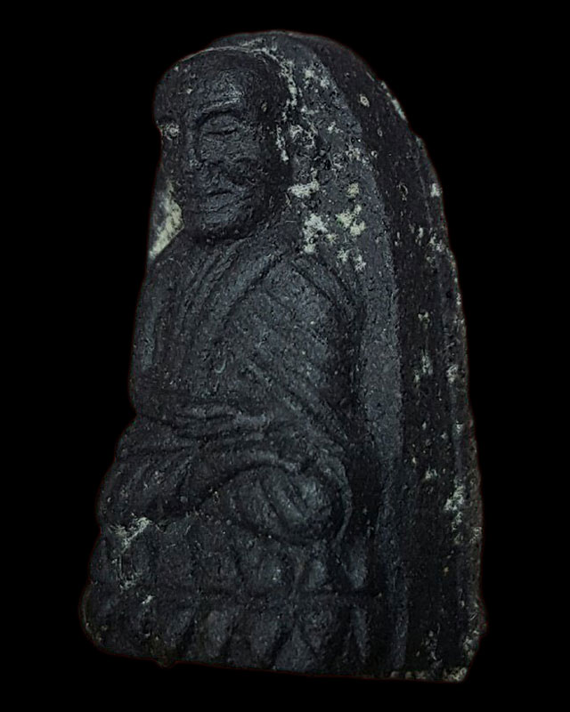 หลวงพ่อทวดเนื้อว่านคลุกรัก พระนามาภิไธย สก.ปี 44 พิมพ์พระรอด