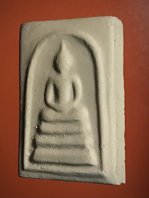 สมเด็จพุฒาจารย์ (โต พรหมรังสี) วัดใหม่อมตรส บางขุนพรหมกรุงเทพฯ เนื้อผงพิมพ์เจดีย์ ปี2539