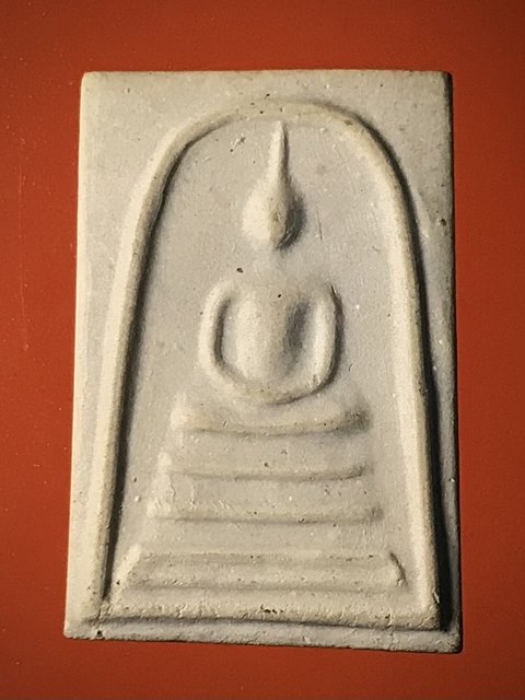 สมเด็จพุฒาจารย์ (โต พรหมรังสี) วัดใหม่อมตรส บางขุนพรหมกรุงเทพฯ เนื้อผงพิมพ์เส้นด้าย ปี2539