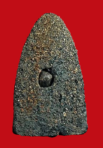 หลวงพ่อทวด เนื้อว่าน วัดห้วยมงคล ปี 2549 พิมพิ์ใหญ่ (1) หลังฝังโลหิตธาตุ